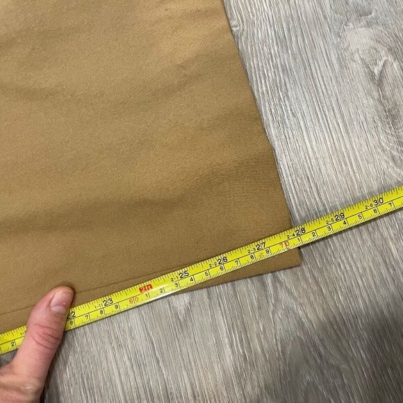 Talbots Heritage Wool Straight Pantsin Tan Camel, 12 Petite - Picture 7 of 10